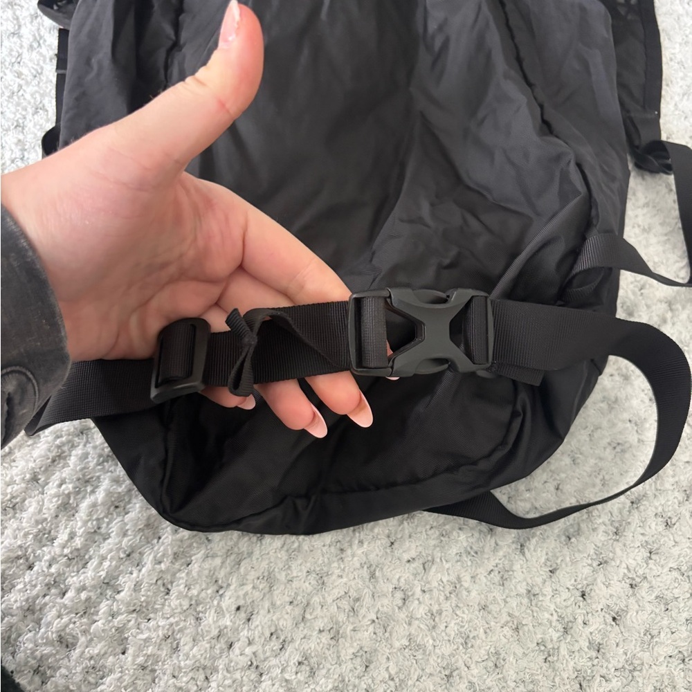 Black Drawstring Backpack - Picture 13 of 16